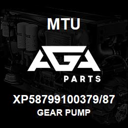 XP58799100379/87 MTU GEAR PUMP | AGA Parts