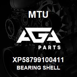 XP58799100411 MTU BEARING SHELL | AGA Parts