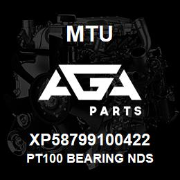 XP58799100422 MTU PT100 BEARING NDS | AGA Parts