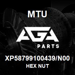 XP58799100439/N00 MTU HEX NUT | AGA Parts