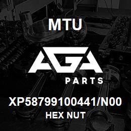 XP58799100441/N00 MTU HEX NUT | AGA Parts