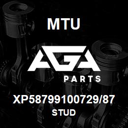 XP58799100729/87 MTU STUD | AGA Parts