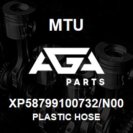 XP58799100732/N00 MTU PLASTIC HOSE | AGA Parts