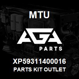 XP59311400016 MTU Parts Kit Outlet | AGA Parts