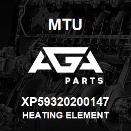 XP59320200147 MTU HEATING ELEMENT | AGA Parts