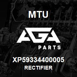 XP59334400005 MTU Rectifier | AGA Parts