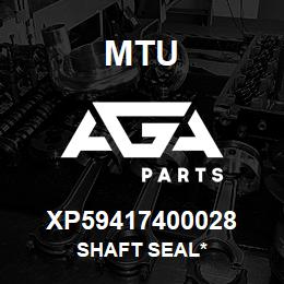 XP59417400028 MTU Shaft Seal* | AGA Parts