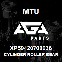 XP59420700036 MTU Cylinder Roller Bearing | AGA Parts