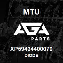 XP59434400070 MTU DIODE | AGA Parts