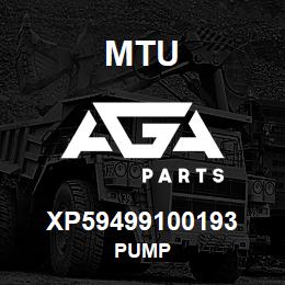 XP59499100193 MTU Pump | AGA Parts