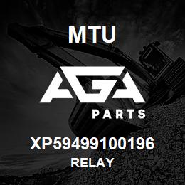 XP59499100196 MTU RELAY | AGA Parts