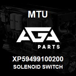 XP59499100200 MTU SOLENOID SWITCH | AGA Parts