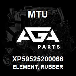 XP59525200066 MTU Element, Rubber | AGA Parts