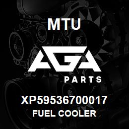 XP59536700017 MTU FUEL COOLER | AGA Parts