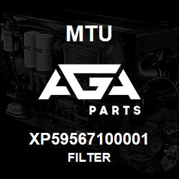 XP59567100001 MTU FILTER | AGA Parts