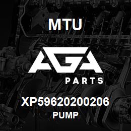 XP59620200206 MTU Pump | AGA Parts