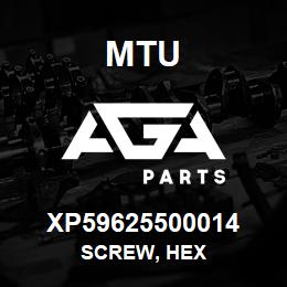 XP59625500014 MTU Screw, Hex | AGA Parts