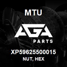 XP59625500015 MTU Nut, Hex | AGA Parts