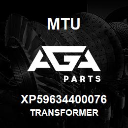 XP59634400076 MTU TRANSFORMER | AGA Parts