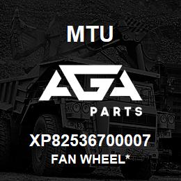 XP82536700007 MTU Fan Wheel* | AGA Parts