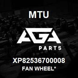 XP82536700008 MTU Fan Wheel* | AGA Parts