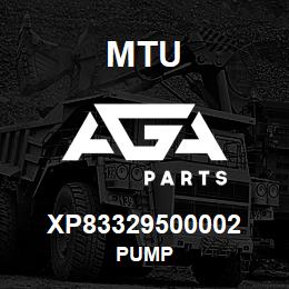 XP83329500002 MTU PUMP | AGA Parts