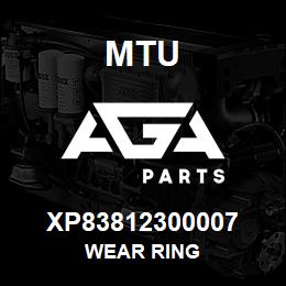 XP83812300007 MTU WEAR RING | AGA Parts