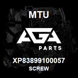 XP83899100057 MTU SCREW | AGA Parts