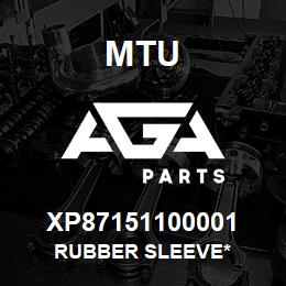 XP87151100001 MTU Rubber Sleeve* | AGA Parts