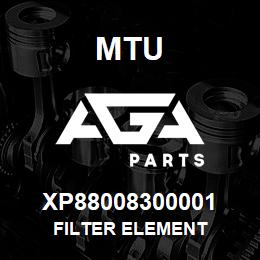 XP88008300001 MTU FILTER ELEMENT | AGA Parts