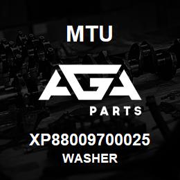 XP88009700025 MTU WASHER | AGA Parts