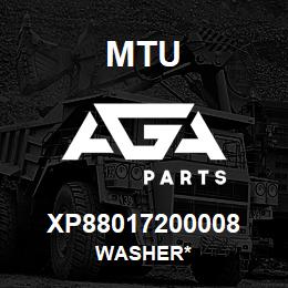 XP88017200008 MTU Washer* | AGA Parts