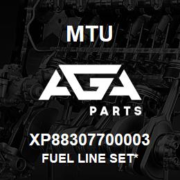 XP88307700003 MTU Fuel Line Set* | AGA Parts