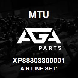 XP88308800001 MTU Air Line Set* | AGA Parts