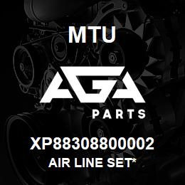 XP88308800002 MTU Air Line Set* | AGA Parts