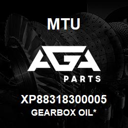 XP88318300005 MTU Gearbox Oil* | AGA Parts