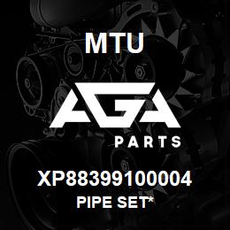 XP88399100004 MTU Pipe Set* | AGA Parts