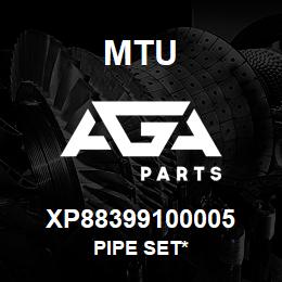 XP88399100005 MTU Pipe Set* | AGA Parts