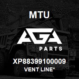 XP88399100009 MTU Vent Line* | AGA Parts