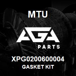 XPG0200600004 MTU GASKET KIT | AGA Parts