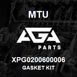 XPG0200600006 MTU GASKET KIT | AGA Parts