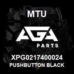 XPG0217400024 MTU PUSHBUTTON BLACK | AGA Parts