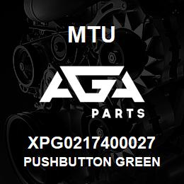 XPG0217400027 MTU PUSHBUTTON GREEN | AGA Parts