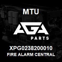 XPG0238200010 MTU FIRE ALARM CENTRAL | AGA Parts