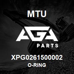 XPG0261500002 MTU O-RING | AGA Parts