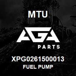 XPG0261500013 MTU FUEL PUMP | AGA Parts