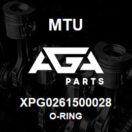 XPG0261500028 MTU O-RING | AGA Parts