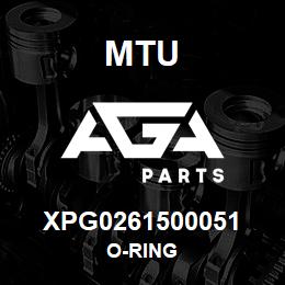 XPG0261500051 MTU O-RING | AGA Parts