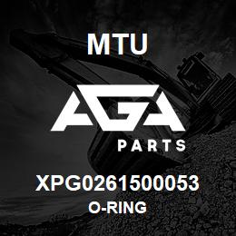 XPG0261500053 MTU O-RING | AGA Parts