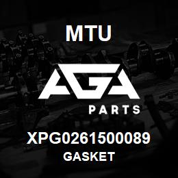 XPG0261500089 MTU GASKET | AGA Parts